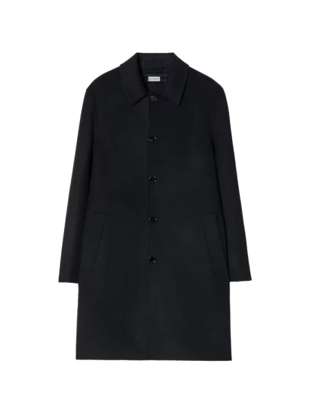 Palton Burberry de lână albastru