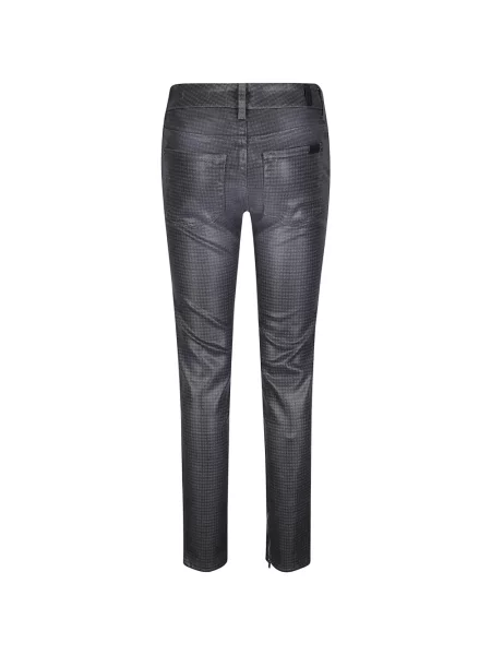 Κοκαλιάρης skinny τζιν 7 For All Mankind με σχέδιο houndstooth γκρι