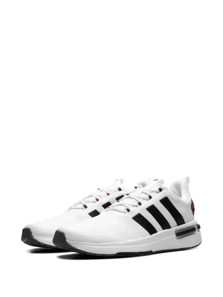 Sneakerși Adidas Gazelle cu dungi din piele de căprioară alb