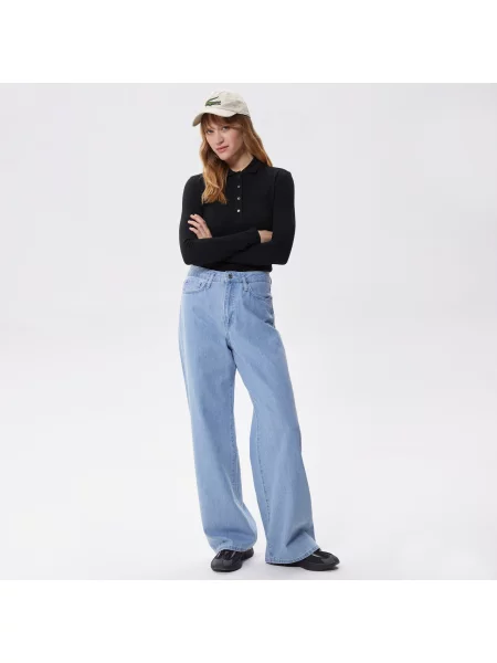 Поло Lacoste черное