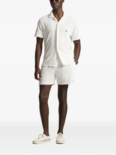 Ριγέ δερμάτινος κάλτσες Polo Ralph Lauren με κορδόνι μαύρο