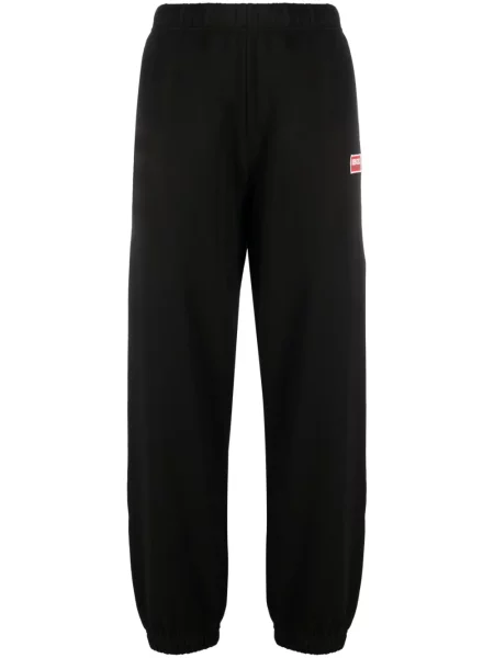 Pantaloni Kenzo cu broderie negru