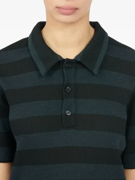 Polo Mm6 Maison Margiela cu dungi negru