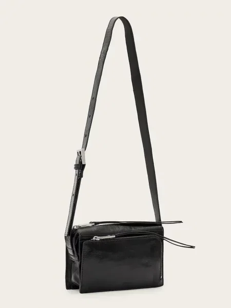 Кожаная сумка Allsaints
