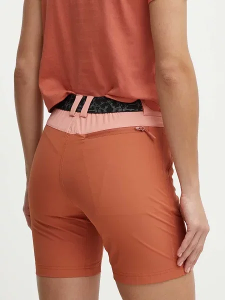 Outdoorové šortky Viking Sequoia medium waist růžová