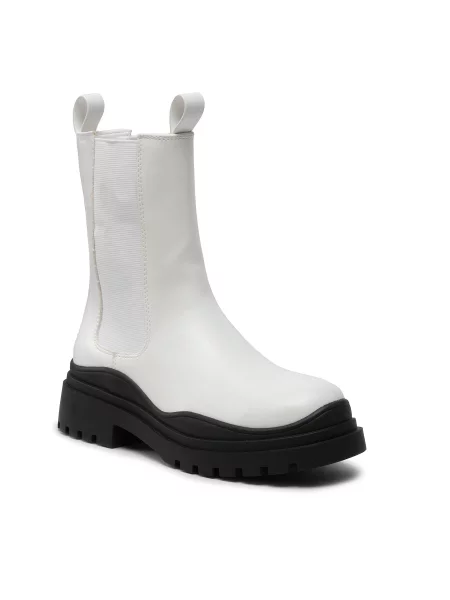 Chelsea cipele DeeZee White/Black bijela