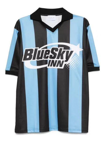 Tricou polo Blue Sky Inn cu dungi albastru