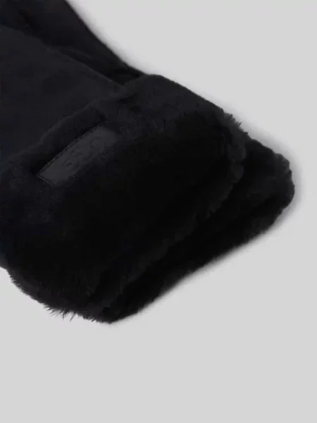 Rękawiczki Ugg wełniane czarne