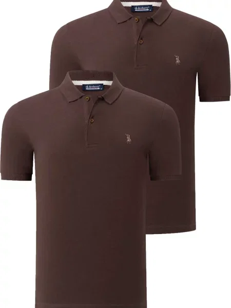 Tricou polo Dewberry maro