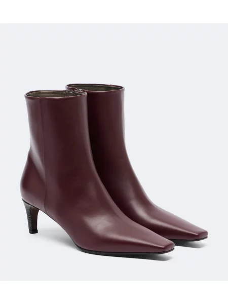 Cizme scurte Brunello Cucinelli din piele