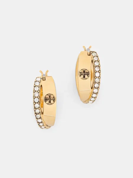 Tory Burch cercei pentru femei placate cu aur Icon