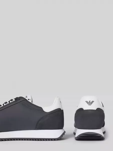 Buty Emporio Armani Black & White Vintage periscope/white białe