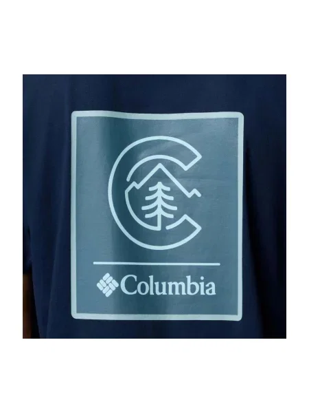 Póló Columbia autogrammal kék