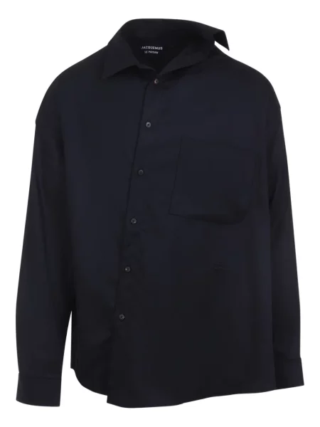 Asymetrická košile Jacquemus modrá