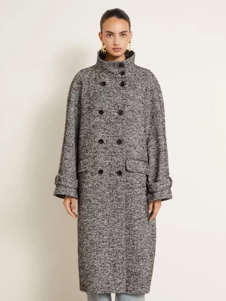 Dolce & Gabbana Tweedový Kabát šedá