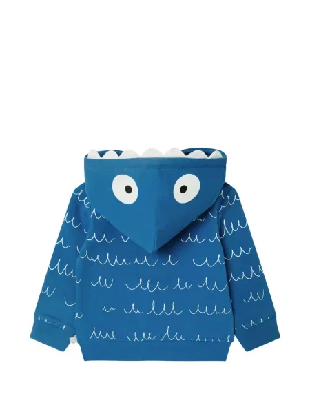 Bluza z kapturem dziecięca Stella Mccartney niebieska
