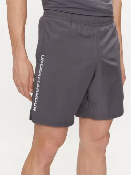 Under Armour Sportovní kraťasy Ua Woven Wdmk Shorts Šedá bílé