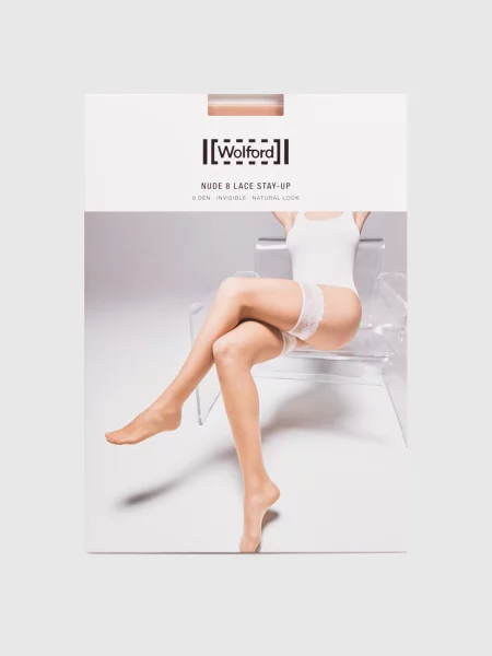 Панчохи NUDE 8 den Wolford бежеві
