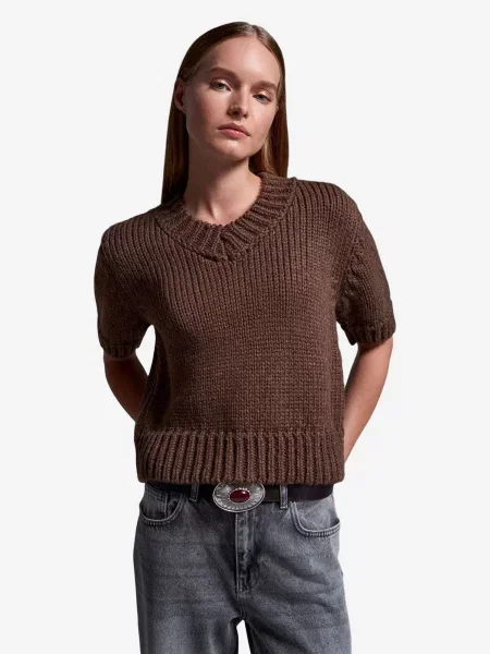 Dilvin Pulóver Pullover konyak