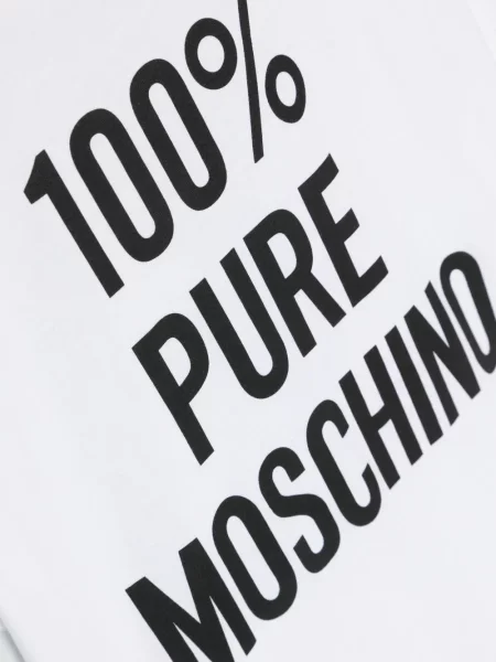 Koszulka dziecięca Moschino biała