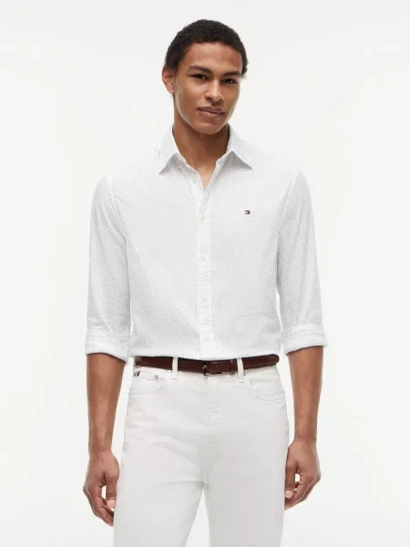 Tommy Hilfiger Koszula Mężczyźni Regular Fit M biały