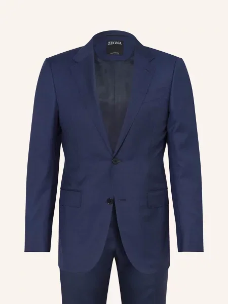 Zegna Garnitur Extra Slim Fit blau granatowy