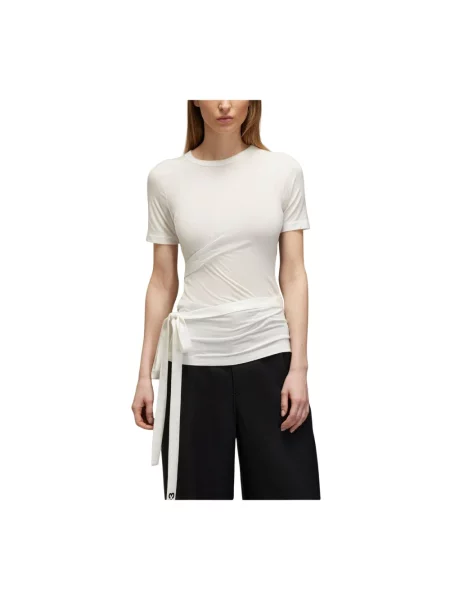 Koszulka Y-3 wiązana biała