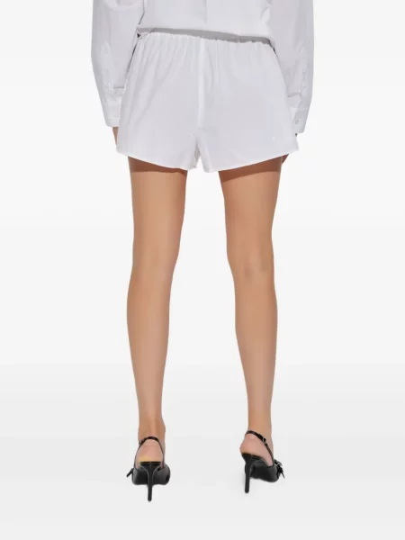 Pantaloni scurți Alexander Wang de cristal alb
