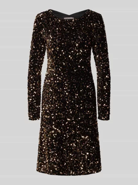 Sukienka mini z cekinami Christian Berg Woman Selection