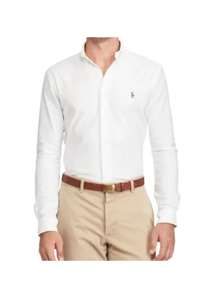 Koszula Polo Ralph Lauren z twillu biała