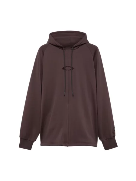 Bluza z kapturem Oakley polarowa z kapturem czerwona