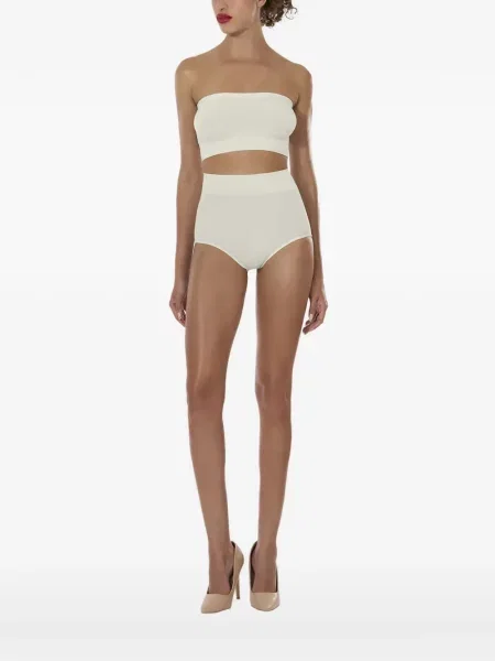 Decupat top Wolford alb