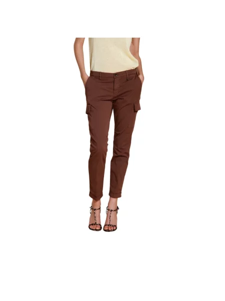 Spodnie cargo Mason's brązowe