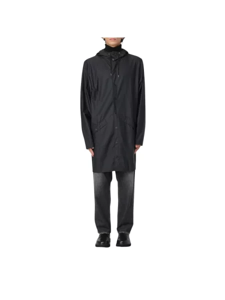 Kurtka Rains Long Jacket black czarna