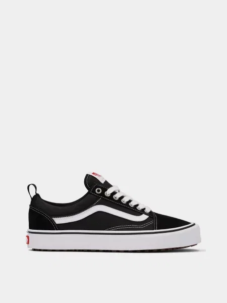 Замшевые утепленные кеды Vans черные