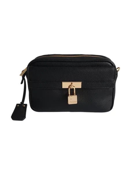 Torebka skórzana Fracomina skórzana czarna