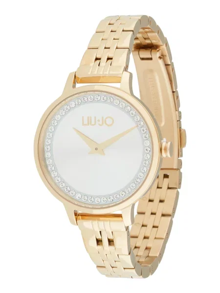 Liu Jo Ceas analogic albastru pastel / auriu / transparent alb