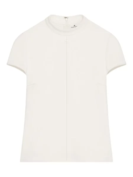 Krótka bluzka Courreges biała