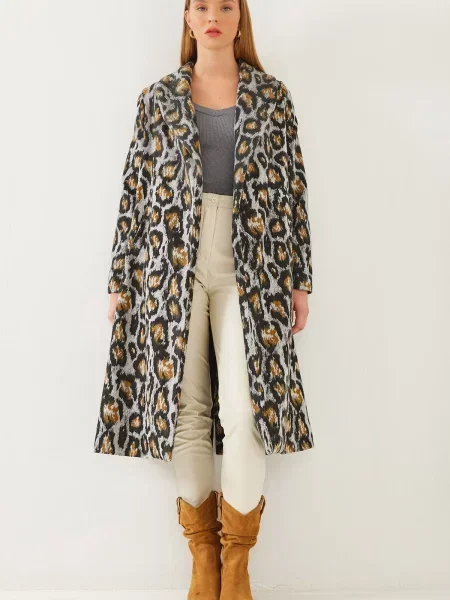 Palton Bianco Lucci negru