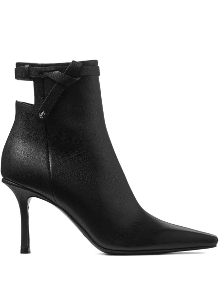 Cizme scurte Jimmy Choo din piele negru