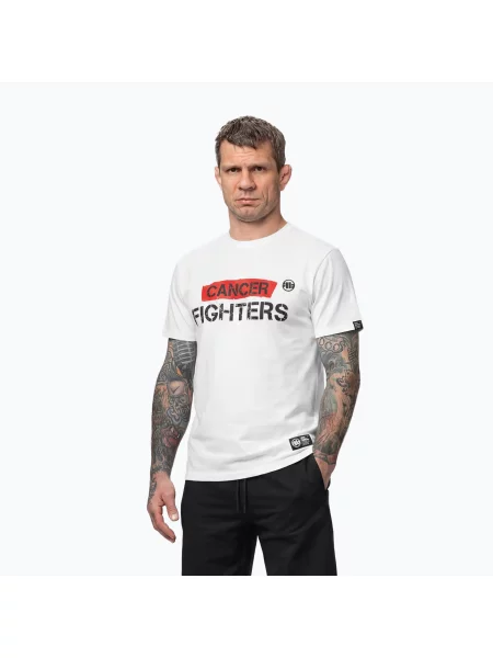 Koszulka Pitbull Cancer Fighters white biała