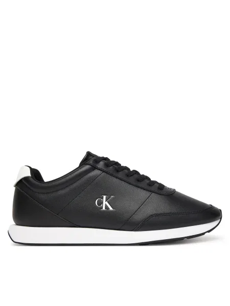 Calvin Klein sneakers RETRO RUNNER ESS LTH negru