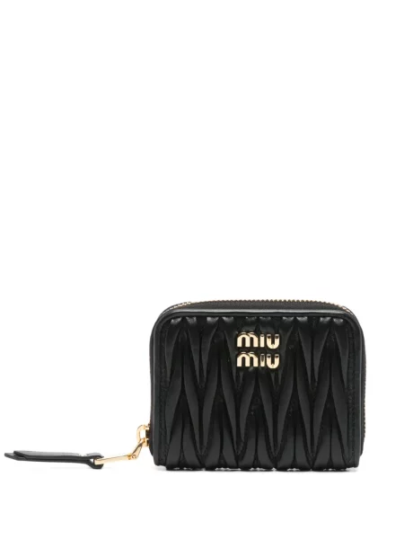 Portofel Miu Miu din piele negru