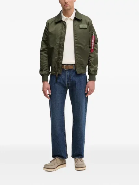 Gulerat pantaloni Levi's® evazate zdrențuiți albastru