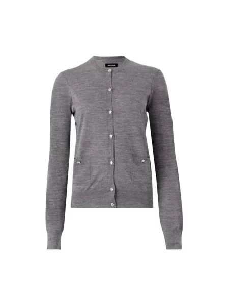 Kardigan Zadig & Voltaire wełniany szary