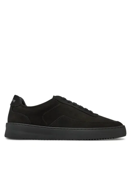 Filling Pieces velúr sportcipő fekete