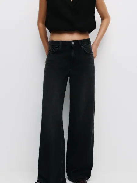 Pull&Bear Jeans negru
