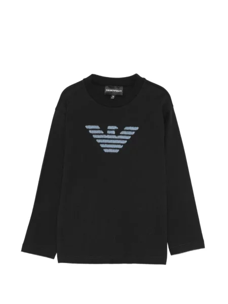 Koszulka dziecięca Emporio Armani niebieska