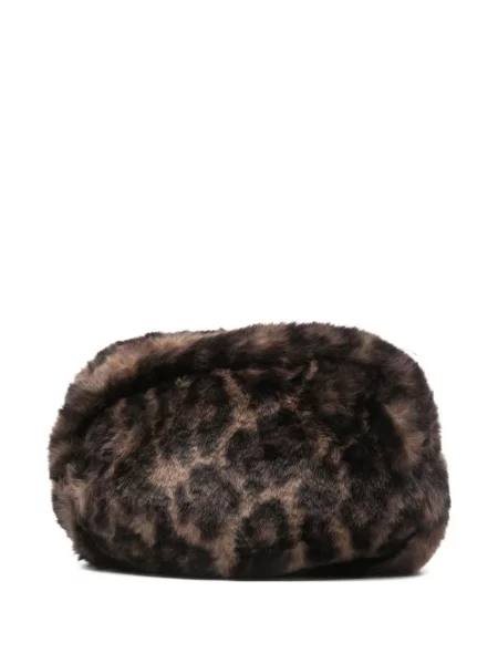 Portofel Apparis cu imagine cu imprimeu animal print maro