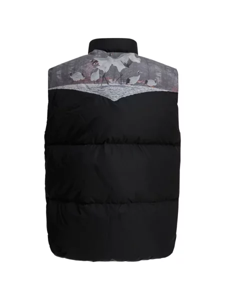 Vestă Needles cu imagine negru
